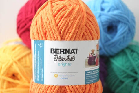 Bernat Blanket Ombre Yarn - Dusty Rose